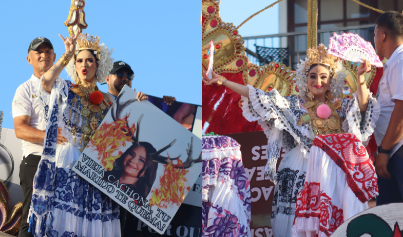 Las Tablas despide su carnaval con el tradicional topón al amanecer del Miércoles de Ceniza 