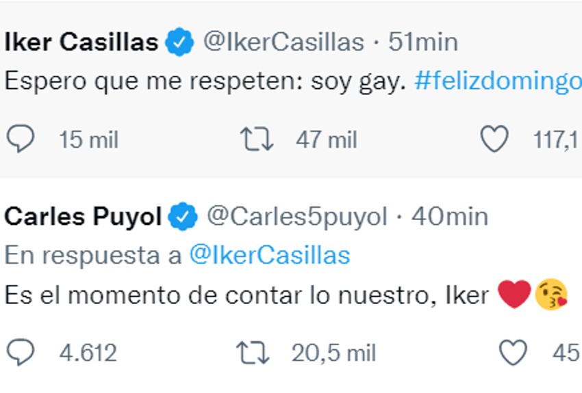 Le Creemos Iker Casillas Publica En Twitter Que Es Gay Pero Luego