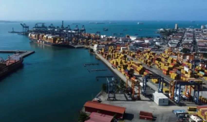 Puerto del Canal de Panamá. Foto: EFE