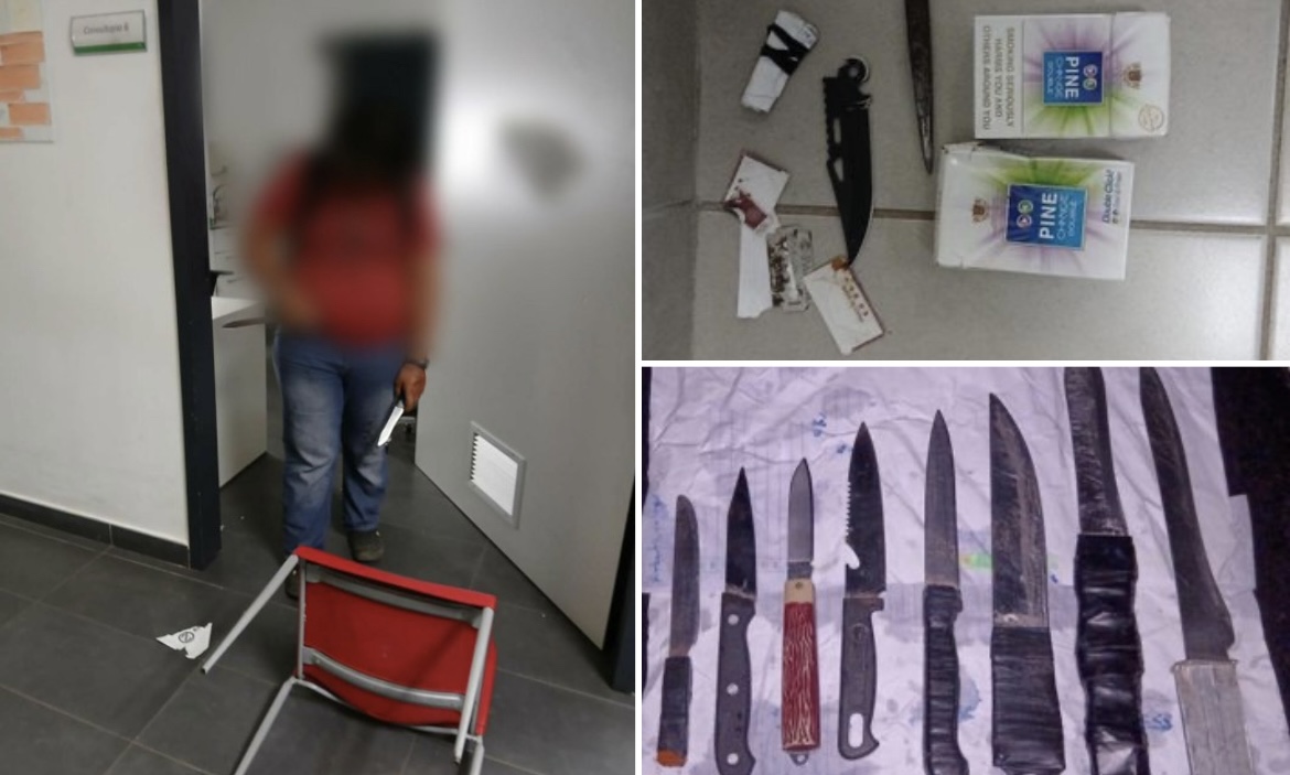 Policía neutraliza a mujer que amenazaba con cuchillos a pacientes y médicos del hospital Luis 'Chicho' Fábrega 