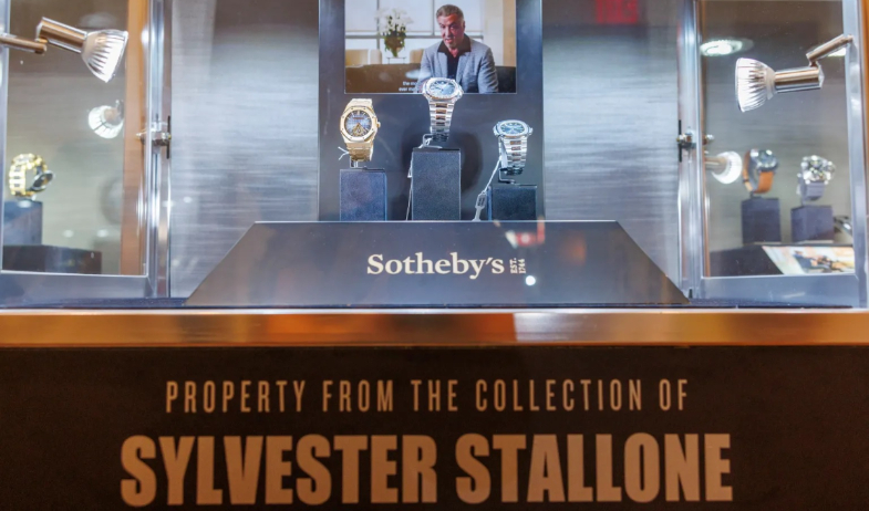Relojes de lujo de Sylvester Stallone recaudan 6,7 millones de dólares en subasta 