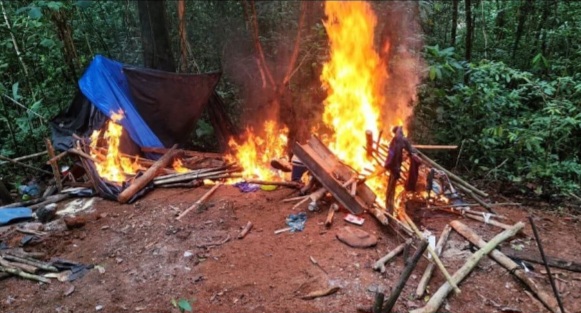 Destruyen campamento dedicado a la extracción ilegal de minería en Chepo 