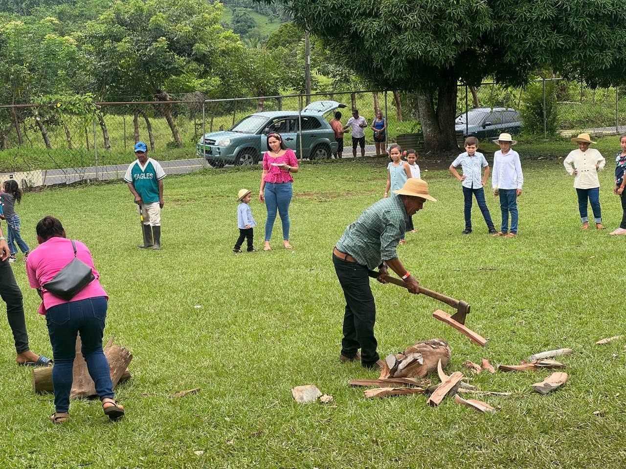 Realizaron el Festival de Costumbres y Tradiciones Campesinas en el CEBG de Calidonia en Soná 