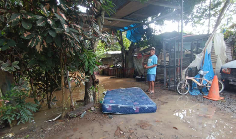 Decenas de familias afectadas por lluvias en Azuero 