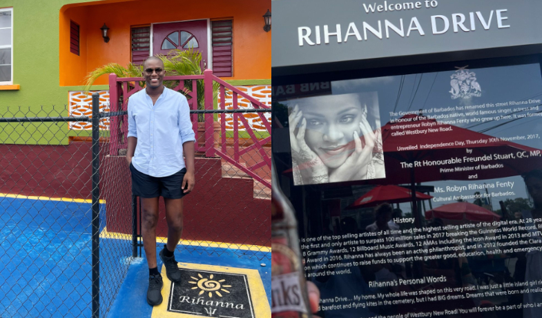 Franklyn Robinson visita la casa de Rihanna en Barbados y reflexiona sobre el respeto a la cultura afro  