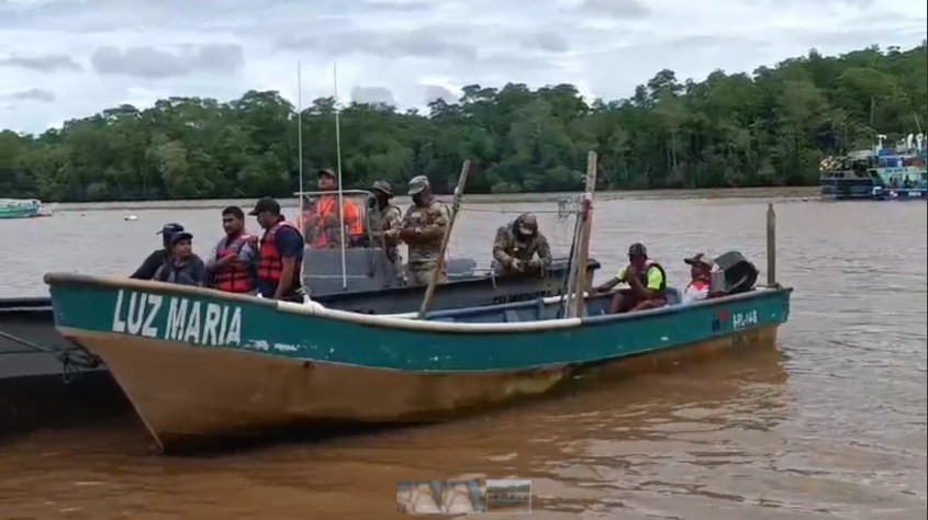 Fueron sorprendidos realizando un pesca no permitida al sur de Mariato 