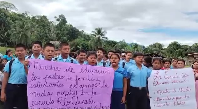 Claman por la educación media en el Centro Educativo Río Chucará; alumnos se ven obligados a abandonar sus estudios 