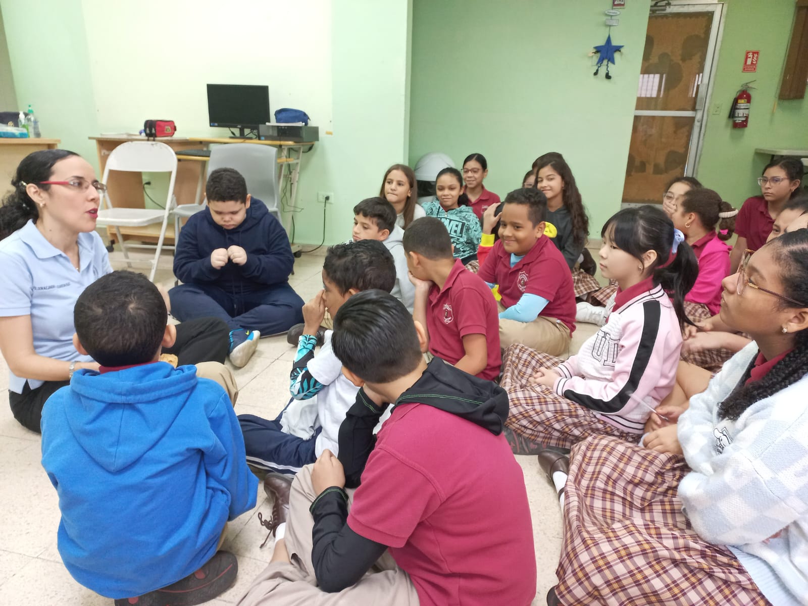 Niños aprenden sobre la importancia de las fibras en el Centro Educativo San Antonio 