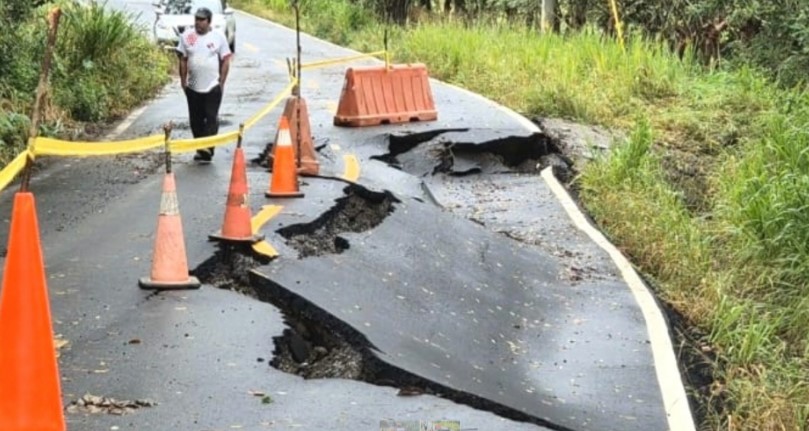 Continúan afectaciones en vías de la provincia de Herrera por el mal tiempo  