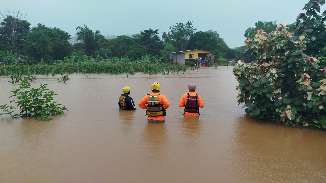 Aumenta la cantidad de afectados por las lluvias y deslizamientos en la provincia de Veraguas 