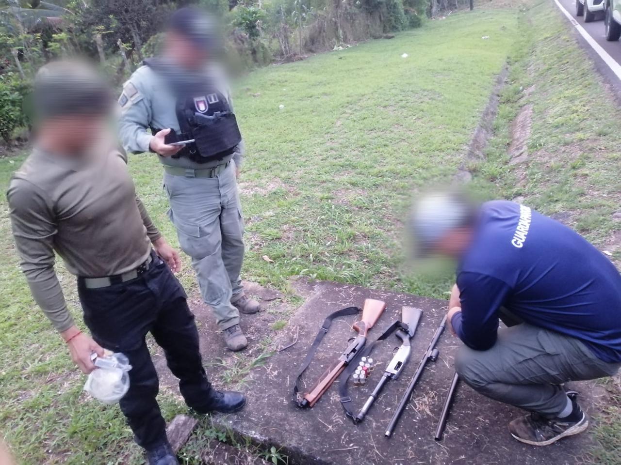 Atrapan a sujetos que se disponían a realizar labores de caza en el Parque Nacional Chagres  