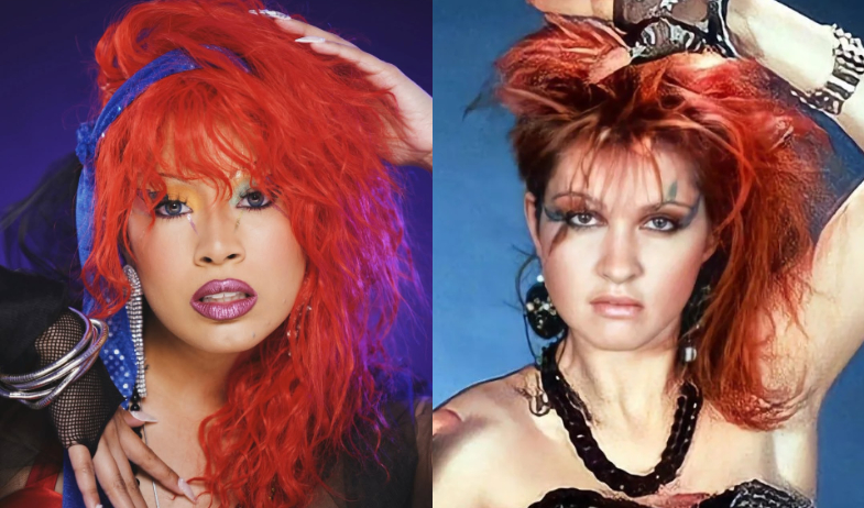 ¡Icónica! Cyndi Lauper se rinde ante el arte de la maquilladora panameña Aztinay y lo comparte en redes 