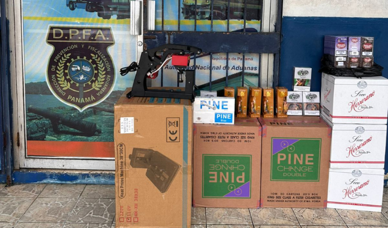 Detectan mercancía de presunto contrabando en Colón 