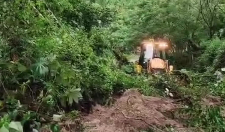 El sector Río de Jesús en San Carlos se mantiene incomunicado por deslizamientos de tierra 