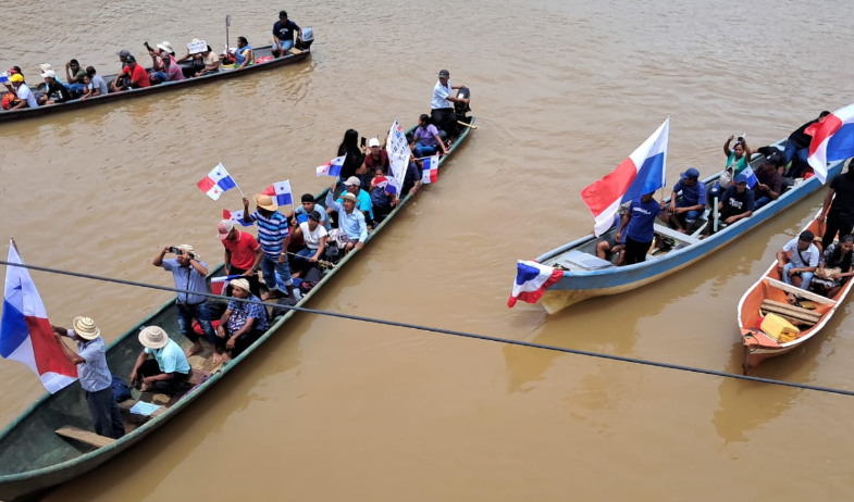 Campesinos en Río Indio rechazan proyecto de reservorios para el Canal de Panamá 