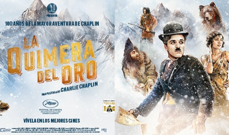 ¡Chaplin regresa a la gran pantalla! 'La Quimera del Oro' celebra 100 años con un reestreno mundial en Cinépolis 