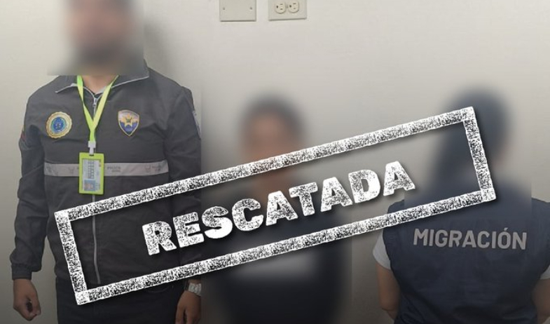 Rescatan a adolescente panameña víctima de posible trata en aeropuerto de Guayaquil 