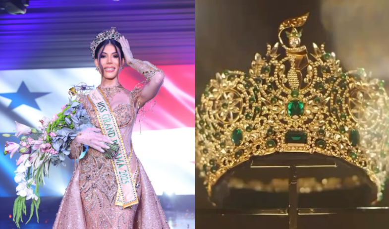 Isamar Herrera fue coronada Miss Grand Panamá 2025 con la majestuosa diadema 'Eternidad' 