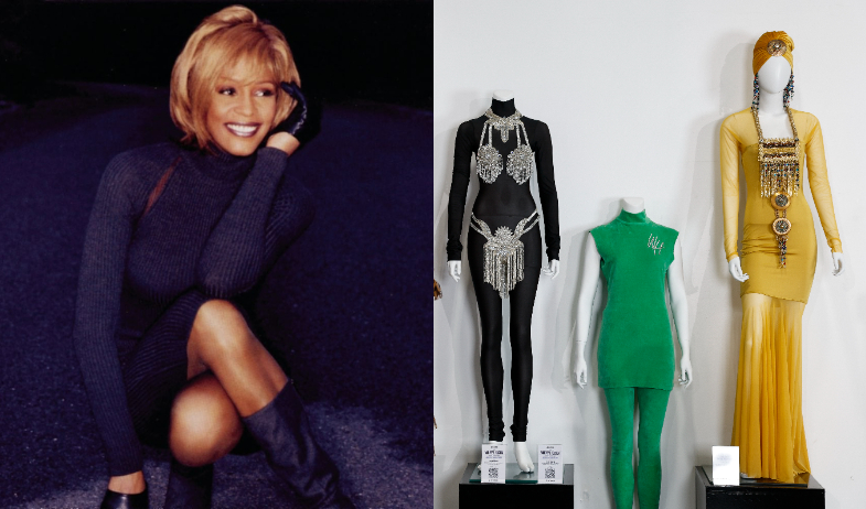Un traje que Whitney Houston usó en un concierto es subastado por 22.400 dólares 