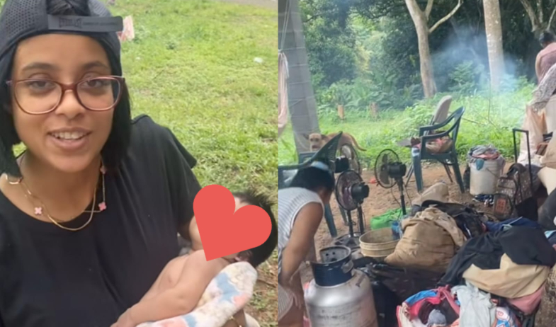 ¡Solidaridad en acción! Euana se moviliza a Bique para brindar alimentos y apoyo a familias desalojadas 
