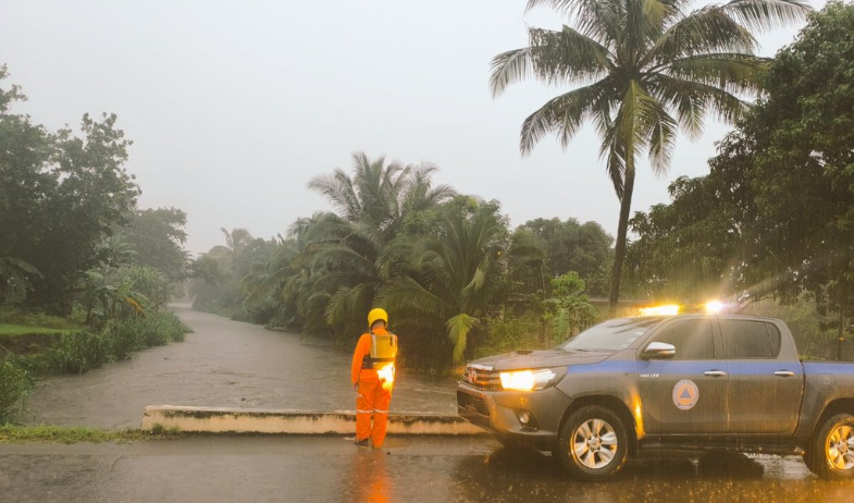 Sinaproc emite aviso de vigilancia por lluvias significativas del 2 al 4 de agosto 