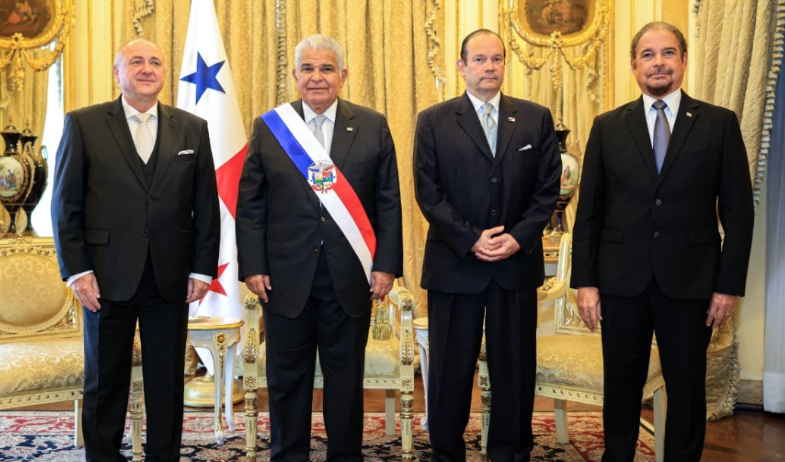 Embajadores de ocho países presentan cartas credenciales al presidente Mulino 