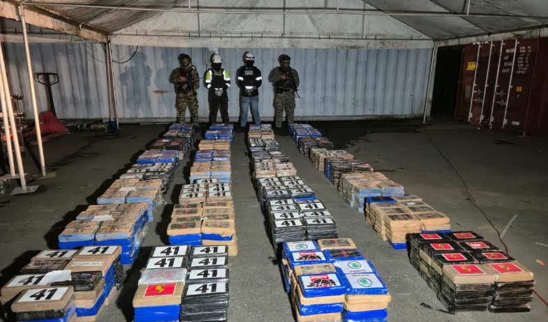 Incautan en Panamá un cargamento de 1.223 kilos de droga que tenía como destino Bélgica 