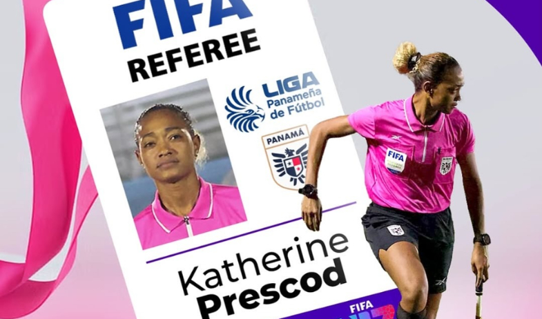 Árbitra panameña Katherine Prescod hará historia en el Mundial Femenino Sub-17 de la FIFA en Marruecos 2025  