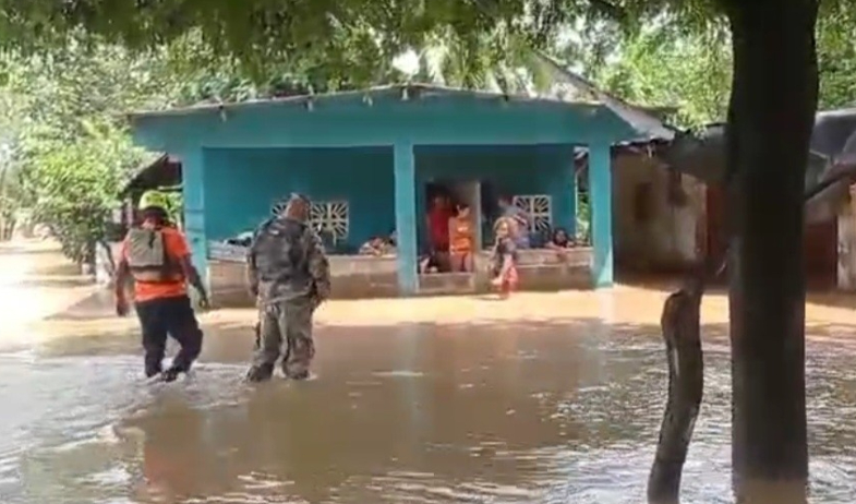 Lluvias dejan varias familias afectadas en El Tigre de Los Amarillos en Soná  