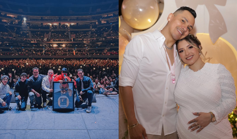 Flex conquista la Arena CDMX y celebra su éxito en la dulce espera de su hija Luna 