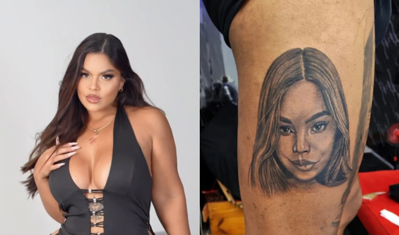 ¡Admiración total! Chico se tatúa el rostro de Gracie Bon  