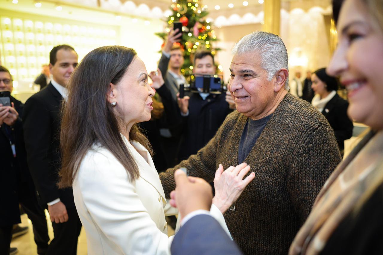 María Corina Machado resalta que Panamá fue el primer país en respaldarla 