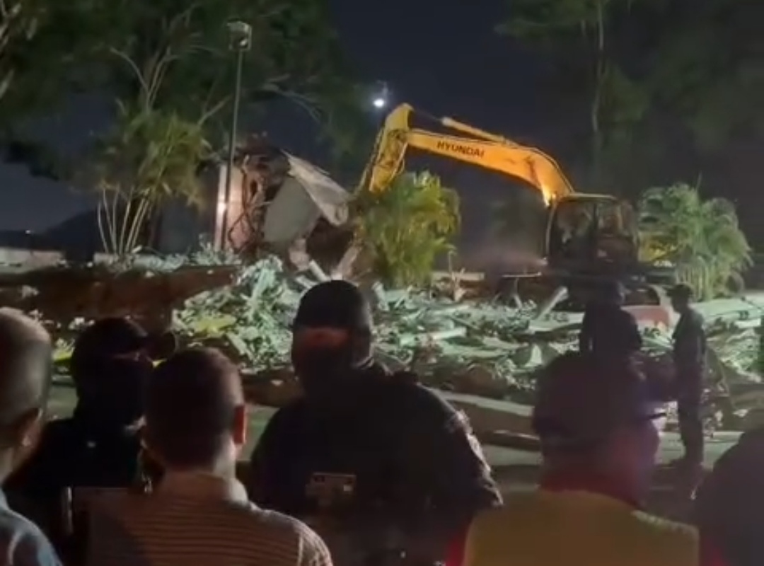 Policía Nacional aclara que no participó en demolición del Mirador Chino 