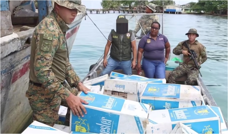 Atrapan mercancía de contrabando de cigarrillo en Puerto Obaldía 