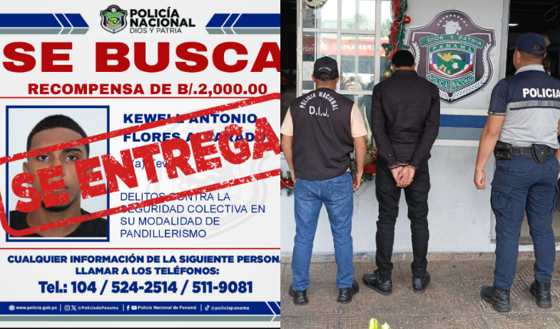 Presunto pandillero con recompensa se entrega a las autoridades 