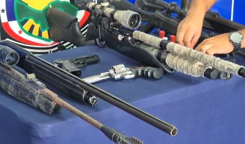 Decomisan arsenal ilegal en residencia de Monagrillo 