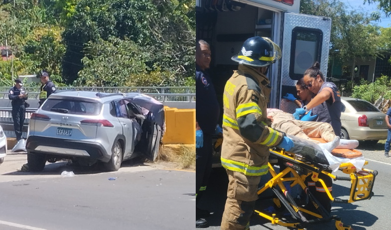 Camioneta se estrella contra barandal de un puente en San Carlos; hay una víctima fatal 