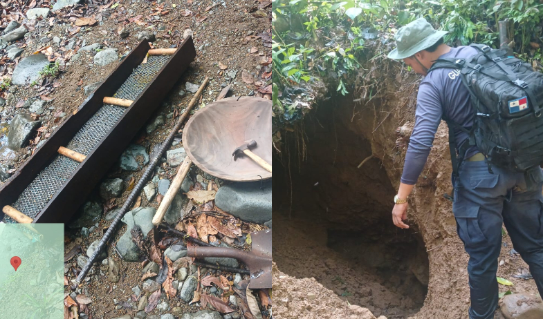 Detectan minería ilegal en el Parque Nacional Chagres 