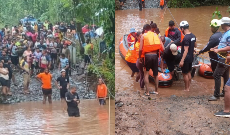 Bomberos rescatan a unas 200 personas tras repentina crecida en ríos de la Costa Arriba de Colón 