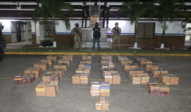 Panamá incauta cargamento de 1.777 paquetes de droga que tenía como destino el Reino Unido 