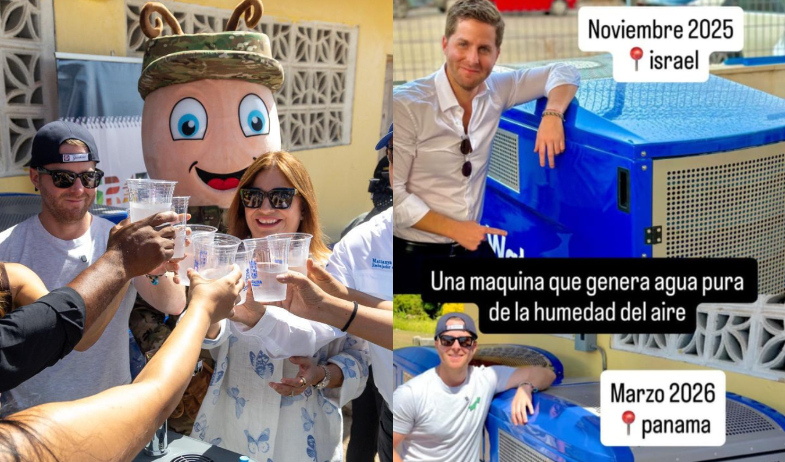 Residentes de Isla Pedro González ya tienen agua potable por primera vez gracias a tecnología que convierte el aire en agua 