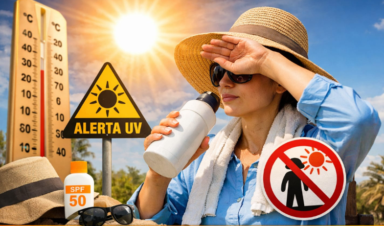 Sinaproc advierte por radiación solar extrema, evite el sol  