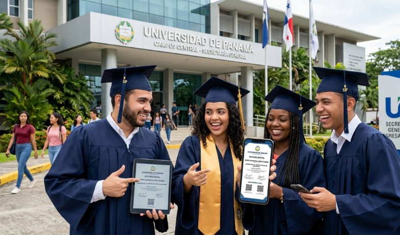 La Universidad de Panamá se suma a lo digital: diplomas y certificados ahora serán electrónicos 