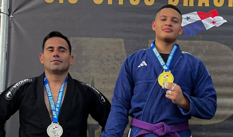 Colonense Brando Macre gana oro durante campeonato nacional de Jiu-Jitsu 