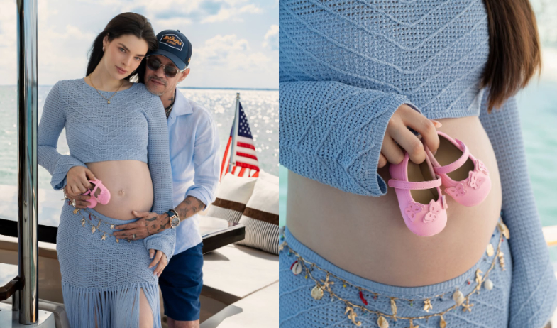 Nadia Ferreira y Marc Antony tendrán una niña 