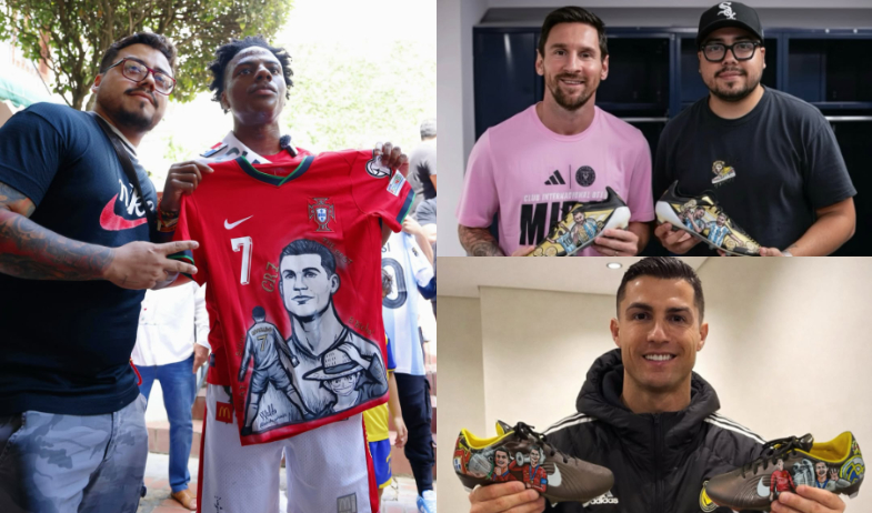 Waldo, el colombo-panameño que pasó de la incertidumbre a poner su arte en manos de ídolos mundiales 