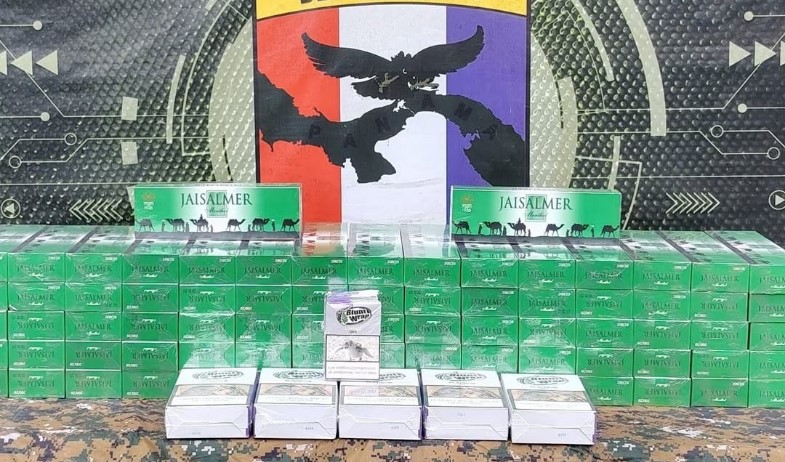 Senafront decomisa más de 15 mil cigarrillos presuntamente de contrabando en Guna Yala 