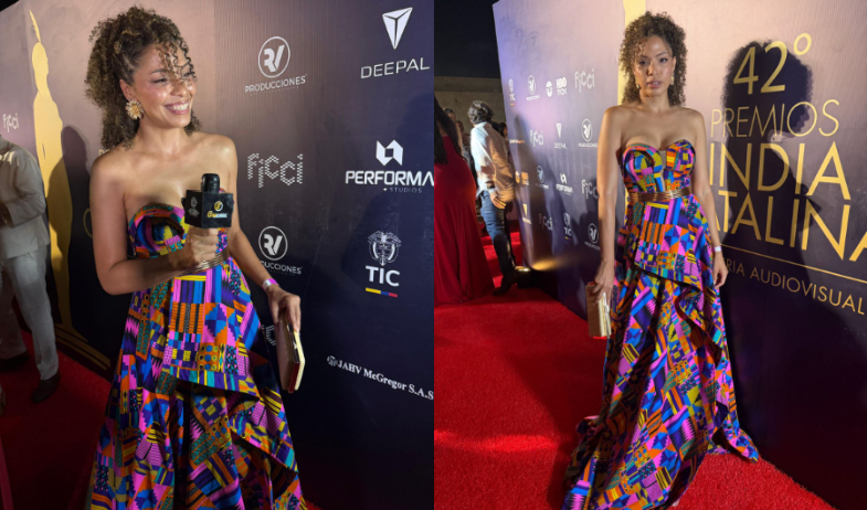 Katia Semacaritt se roba Cartagena: irrumpe con fuerza en los Premios India Catalina 