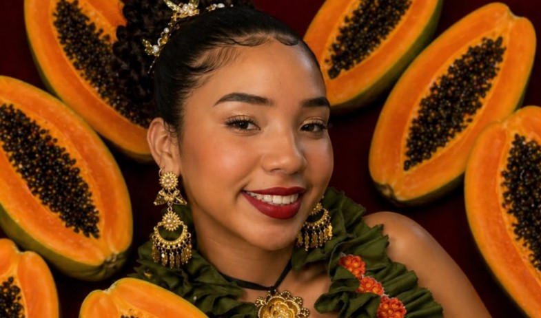 Leyra Mariel Gutiérrez Lasso, reina de la VI Feria de la Papaya en Cabuya de Chame 