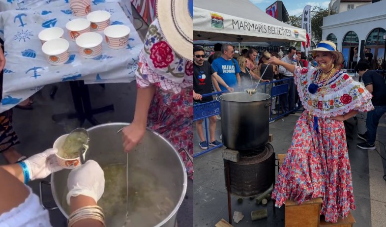 La chef Delyanne Arjona conquista Turquía con sancocho en leña y delicioso arroz con pollo 